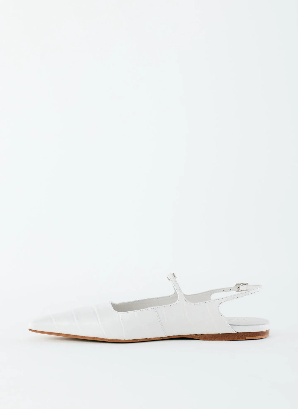 Croc Print Rudy Flat