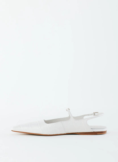 Croc Print Rudy Flat