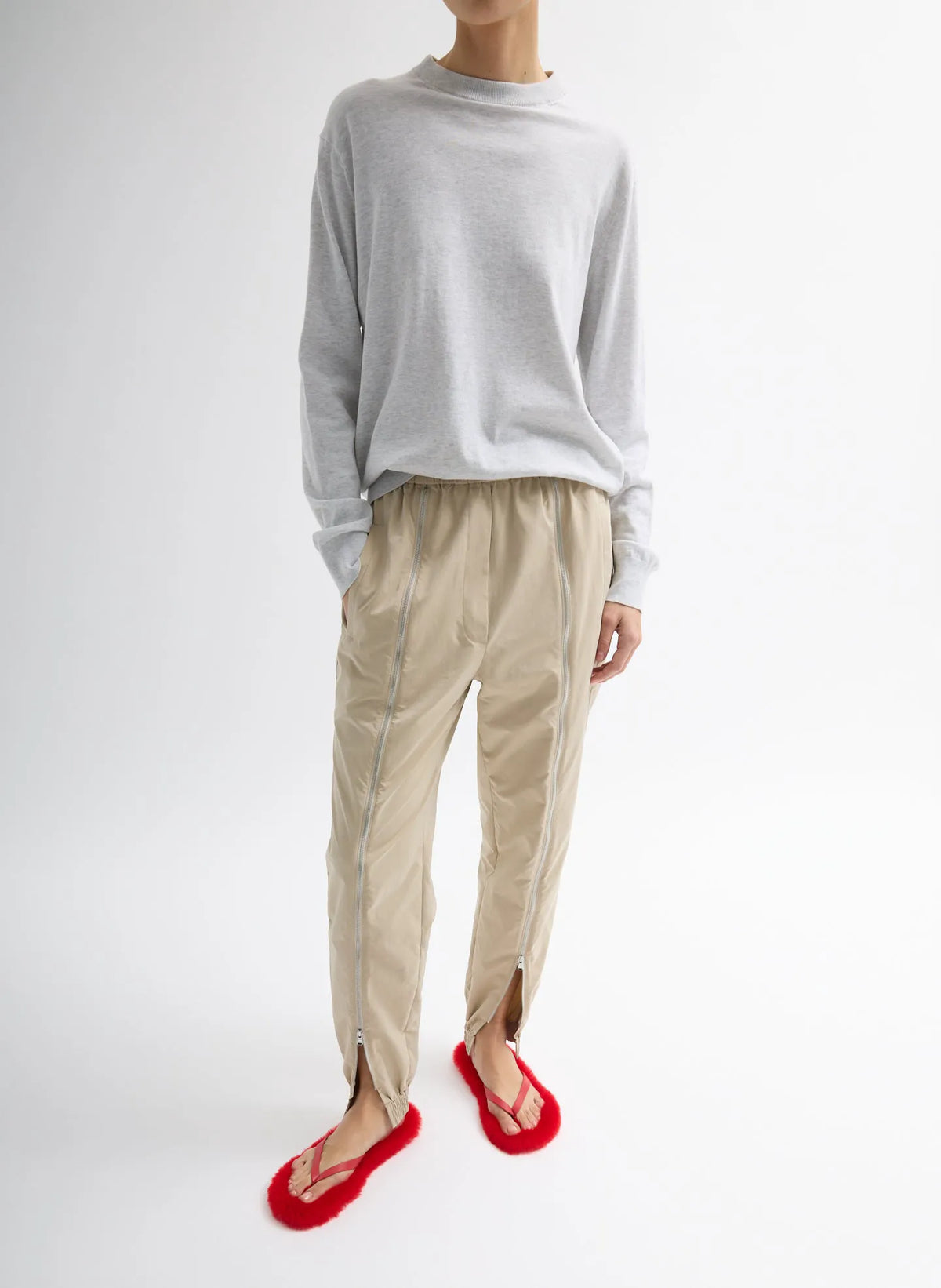 Nylon Zipper Jogger