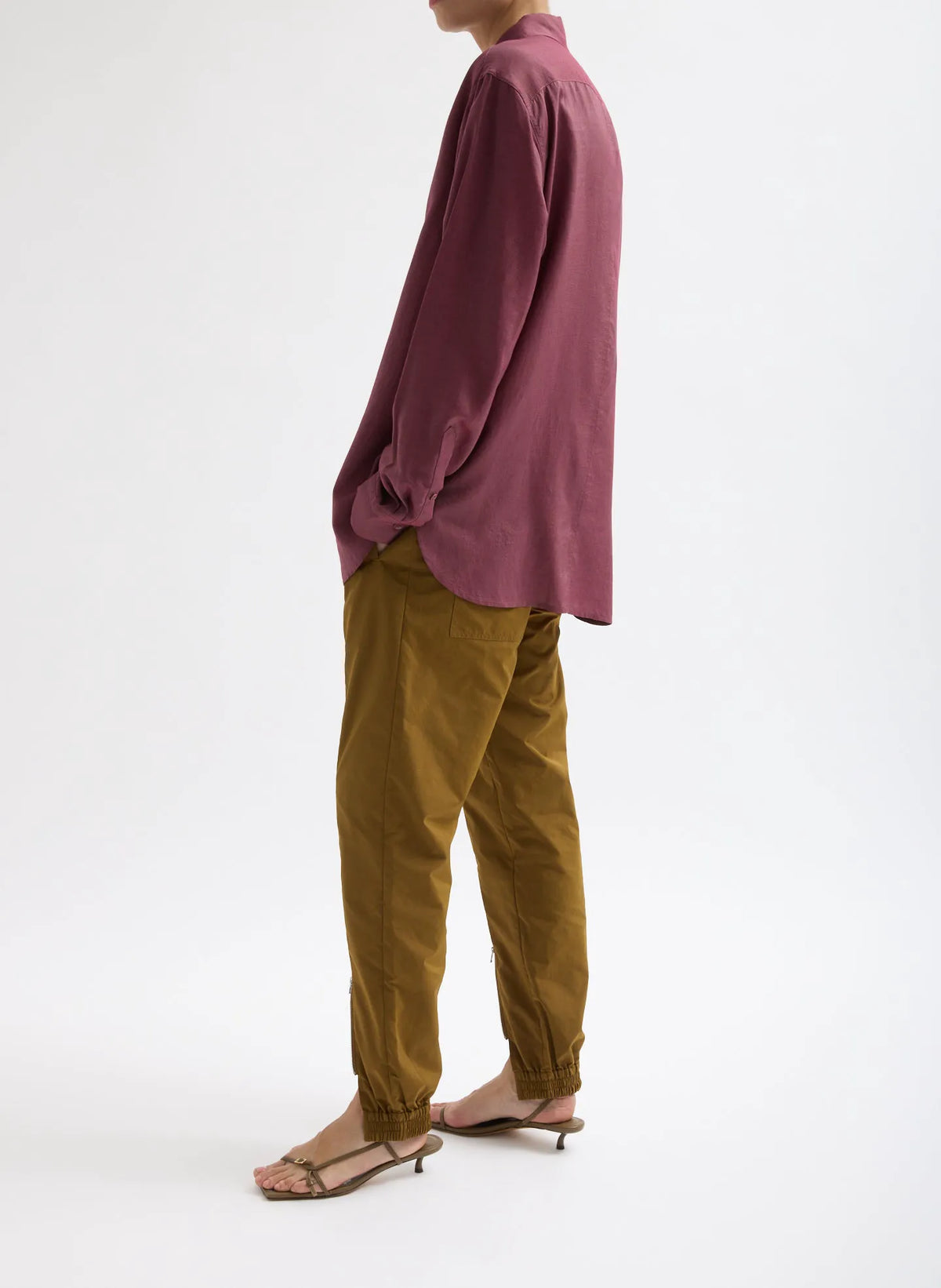 Nylon Zipper Jogger