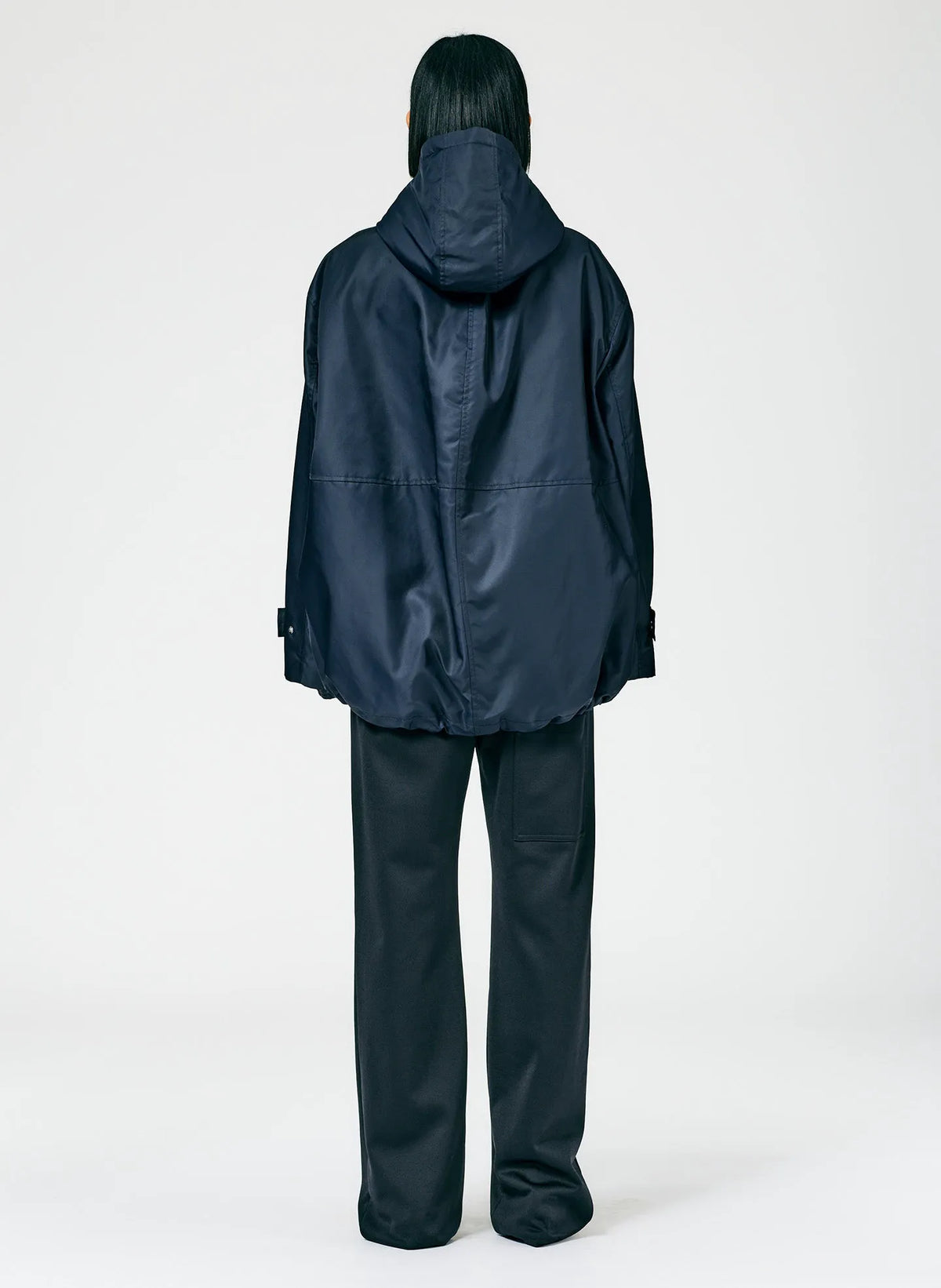 Eco Nylon Anorak with Removable Hood