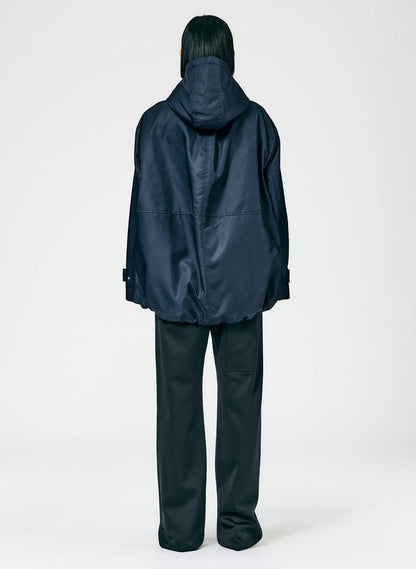 Eco Nylon Anorak with Removable Hood