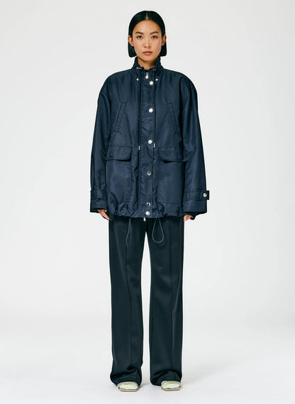 Eco Nylon Anorak with Removable Hood