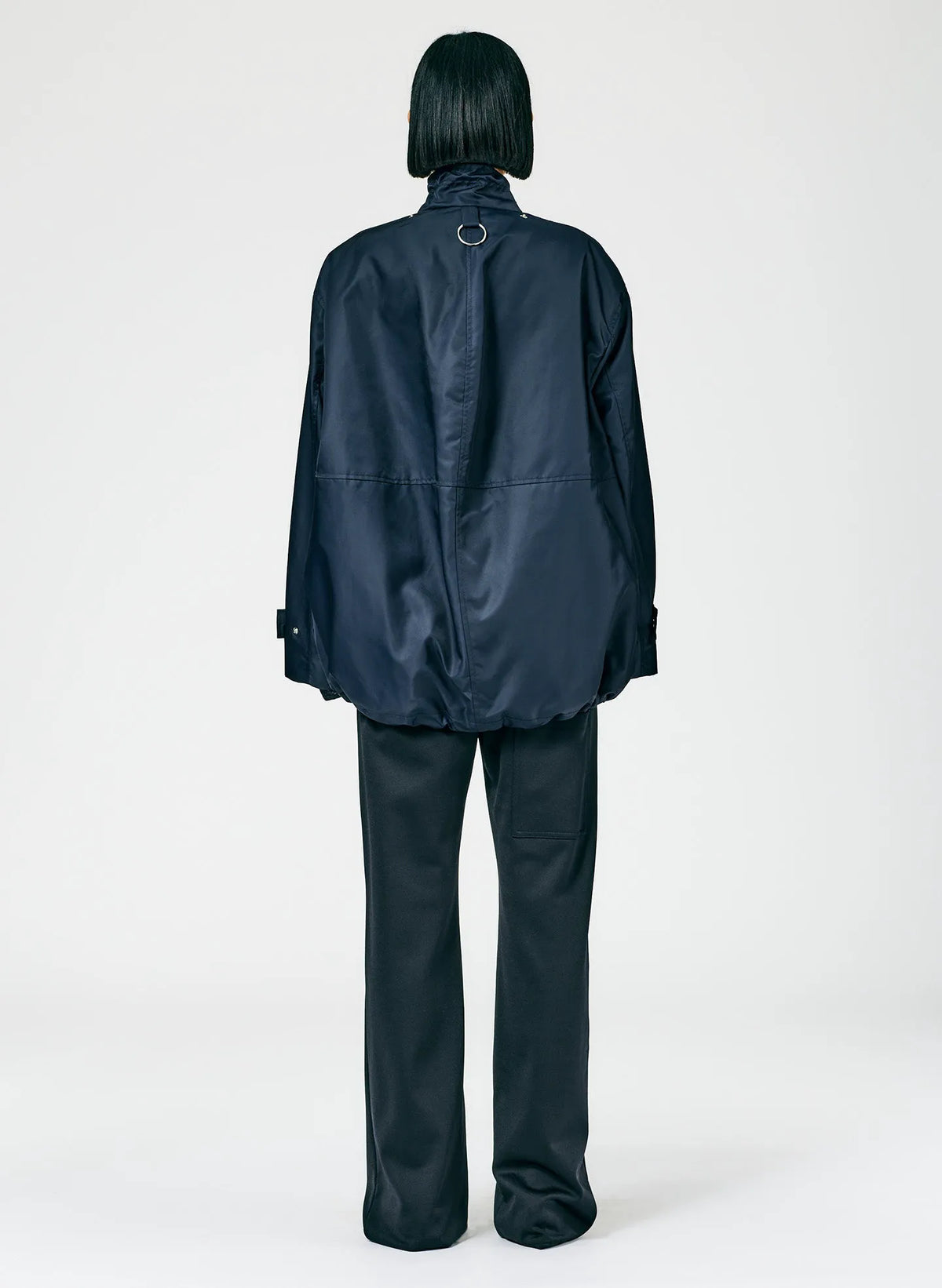 Eco Nylon Anorak with Removable Hood