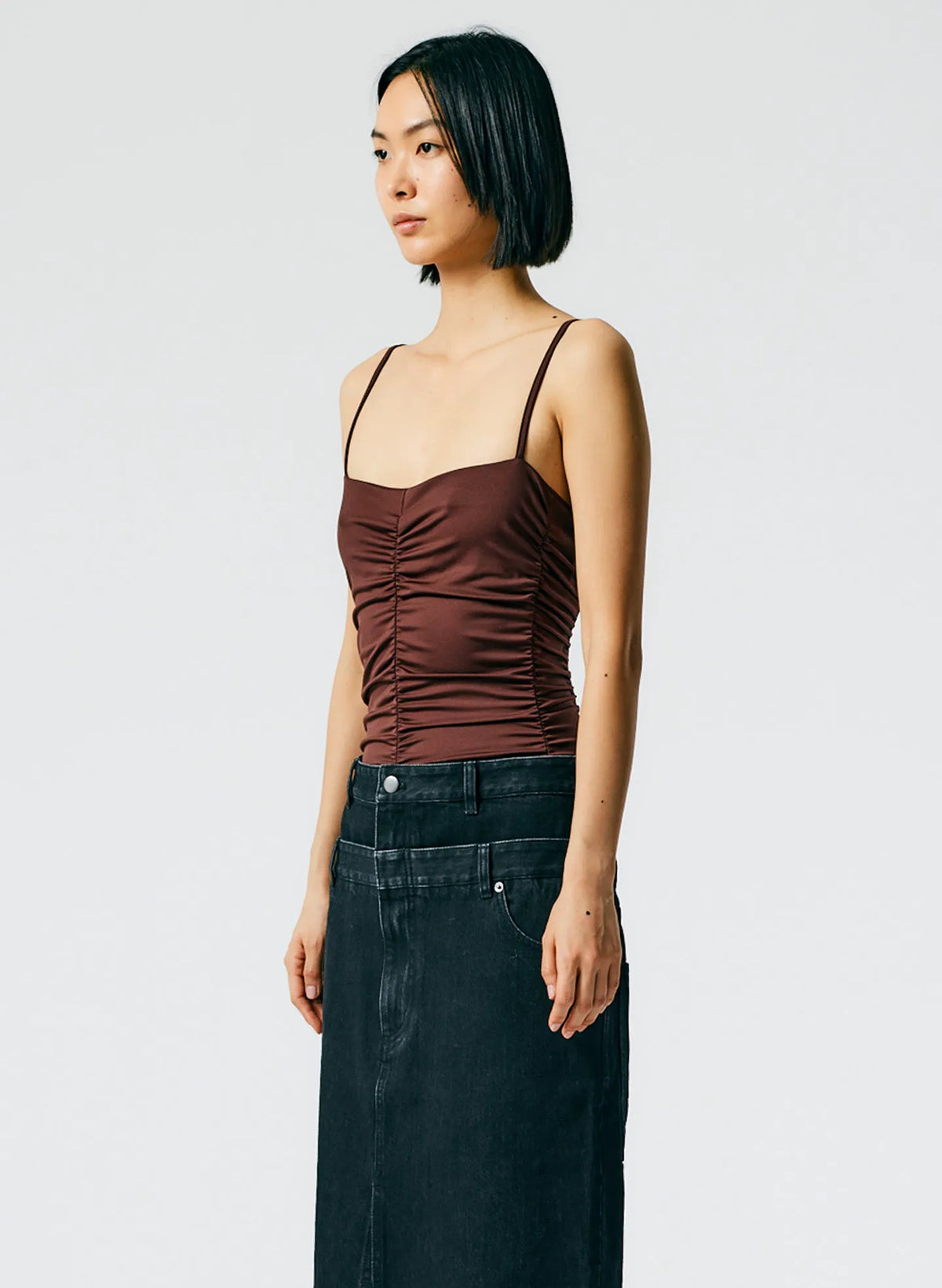 Stretch Shirred Bodysuit