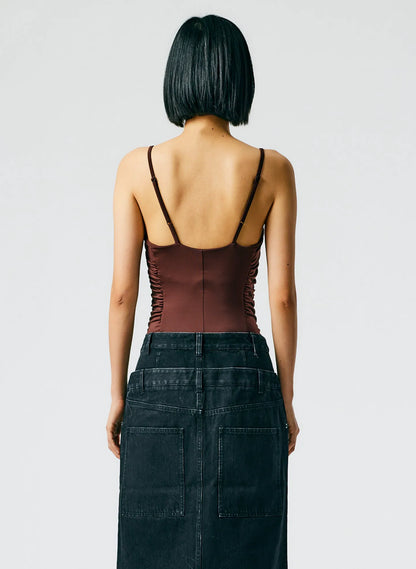 Stretch Shirred Bodysuit