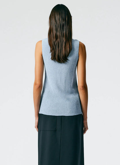 Sage Crinkle Lyocell Tank