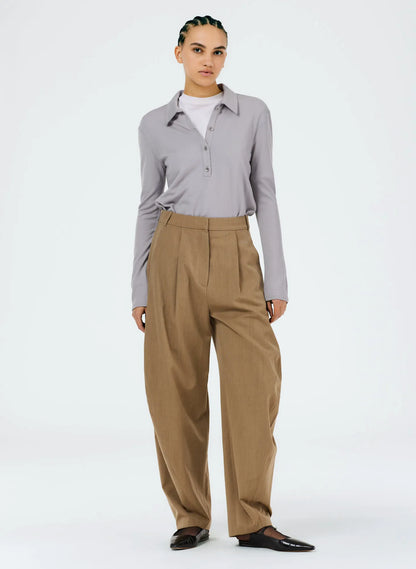 Refined Wool Tricotine Suiting Simon Trouser