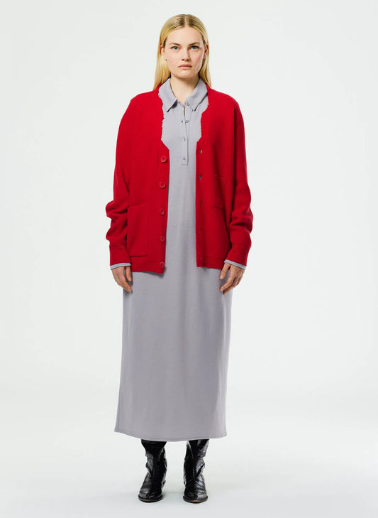 Wool Jersey Polo Shirtdress