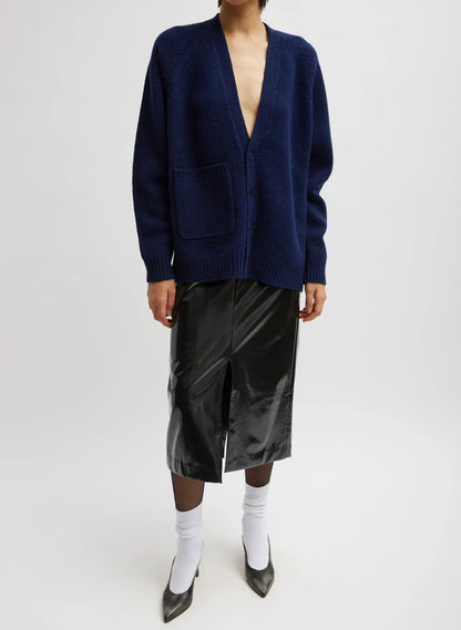 Soft Lambswool Half Cardigan