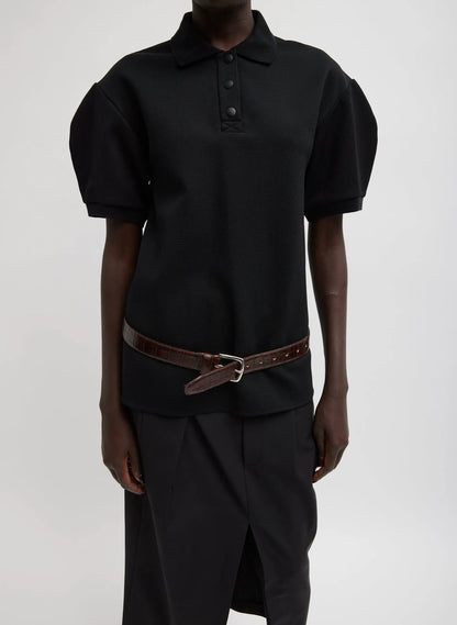 Luxe Pique Polo Shirt