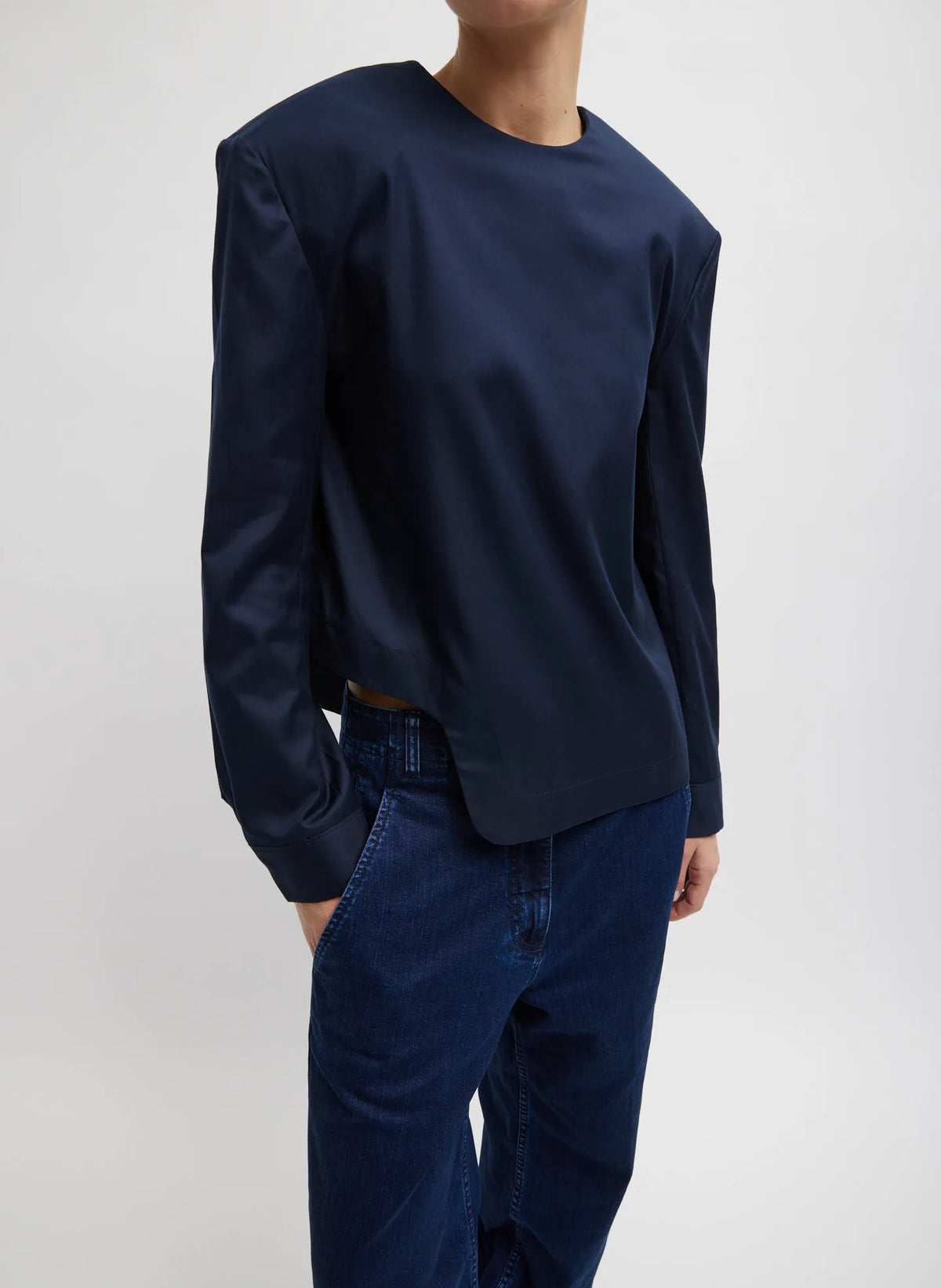 Lyocell Drape Tess Scoop Neck Top