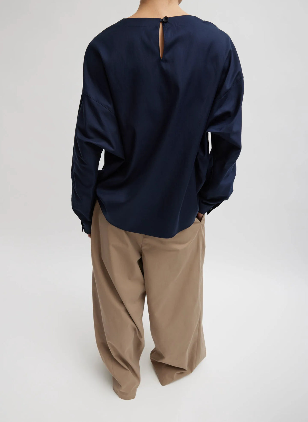 Lyocell Drape Squareneck Top