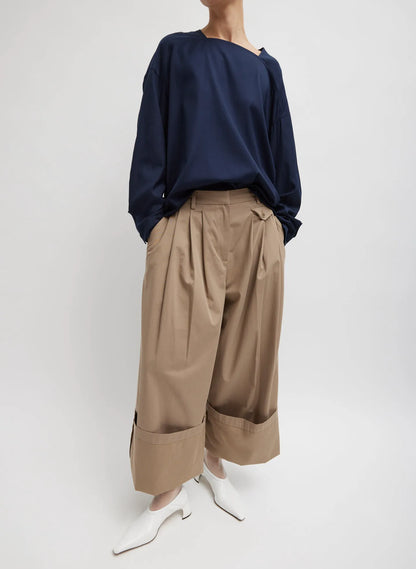 Lyocell Drape Squareneck Top