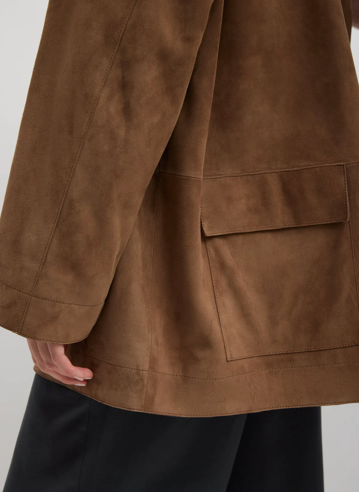 Suede Carcoat