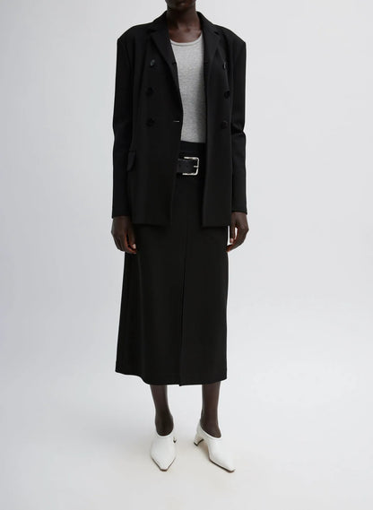 Wren Crepe Knit Midi Skirt