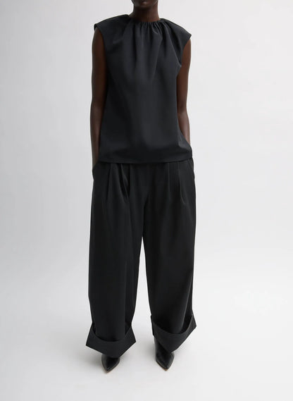 Bio Twill Triple Pleat Pant