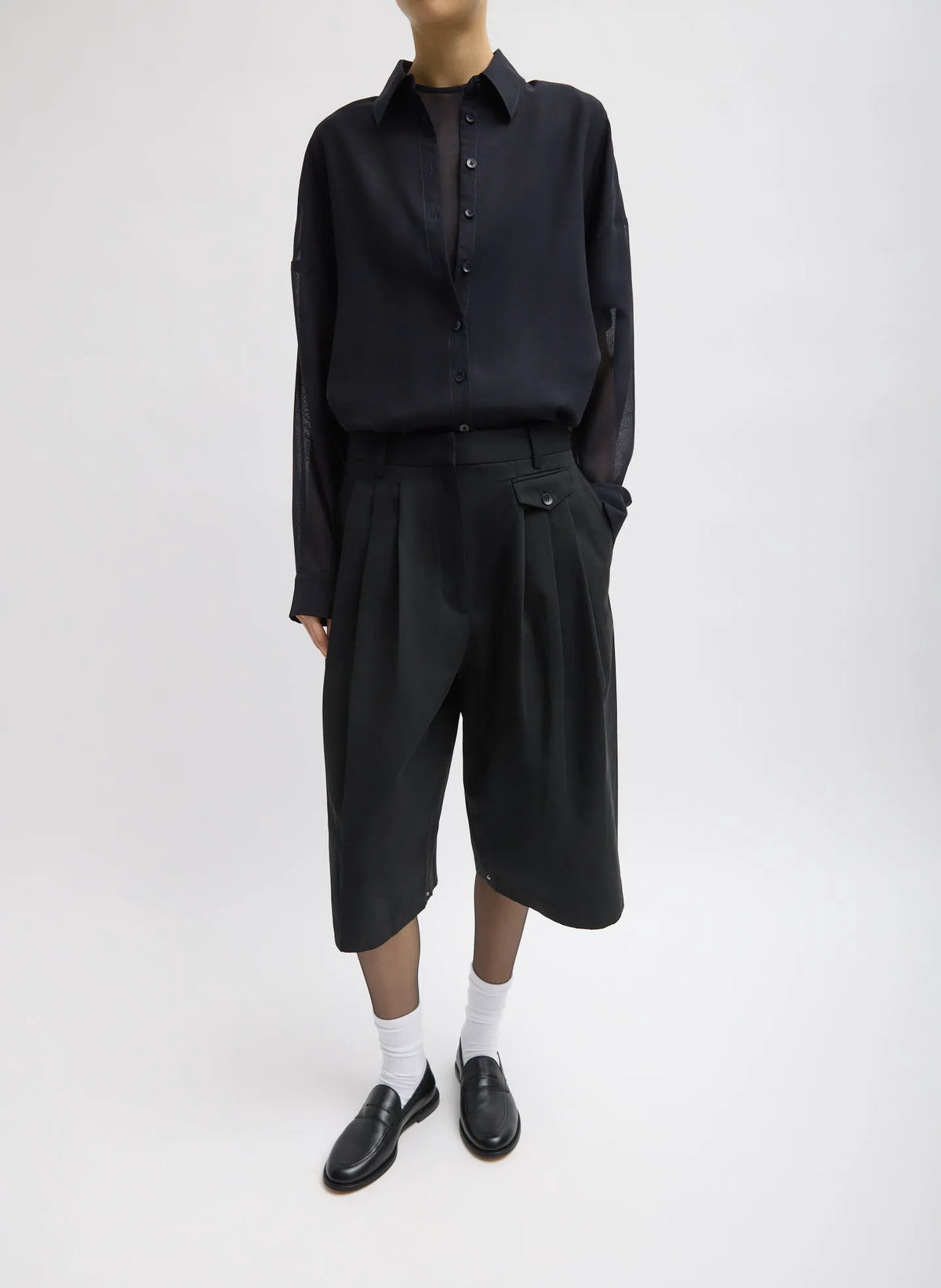 Bio Twill Triple Pleat Short