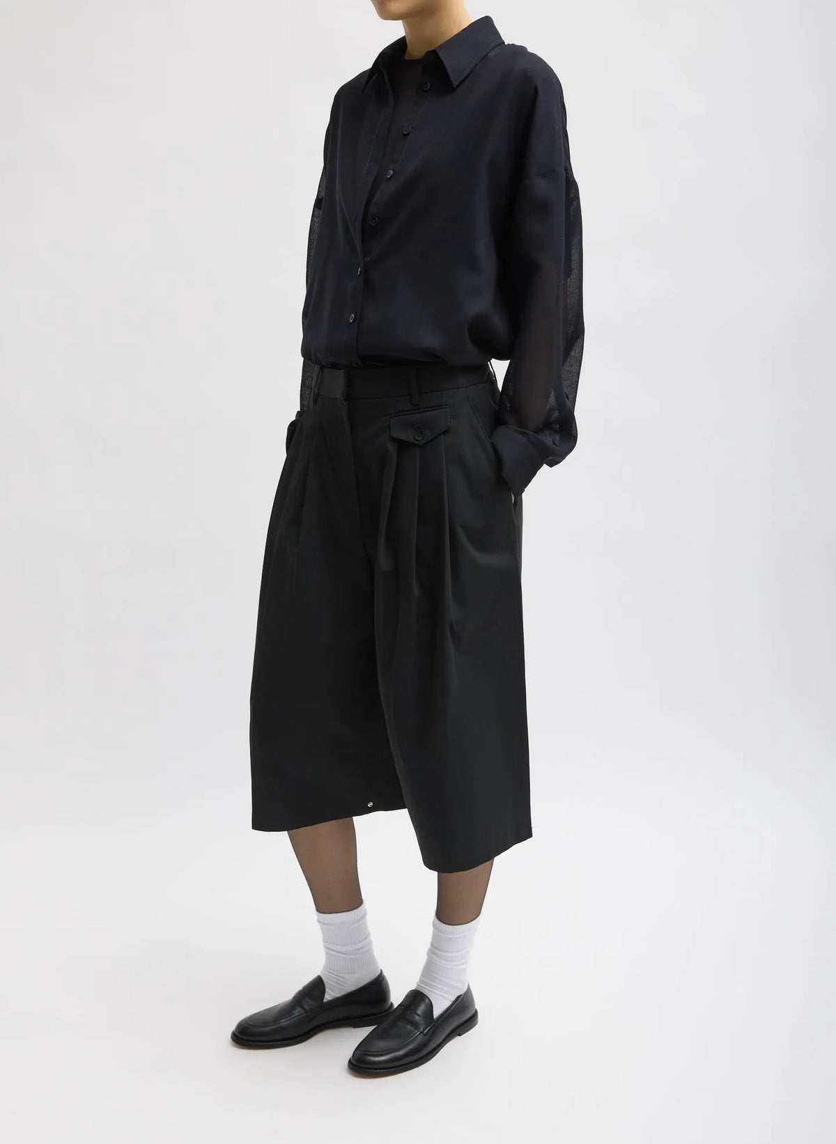 Bio Twill Triple Pleat Short