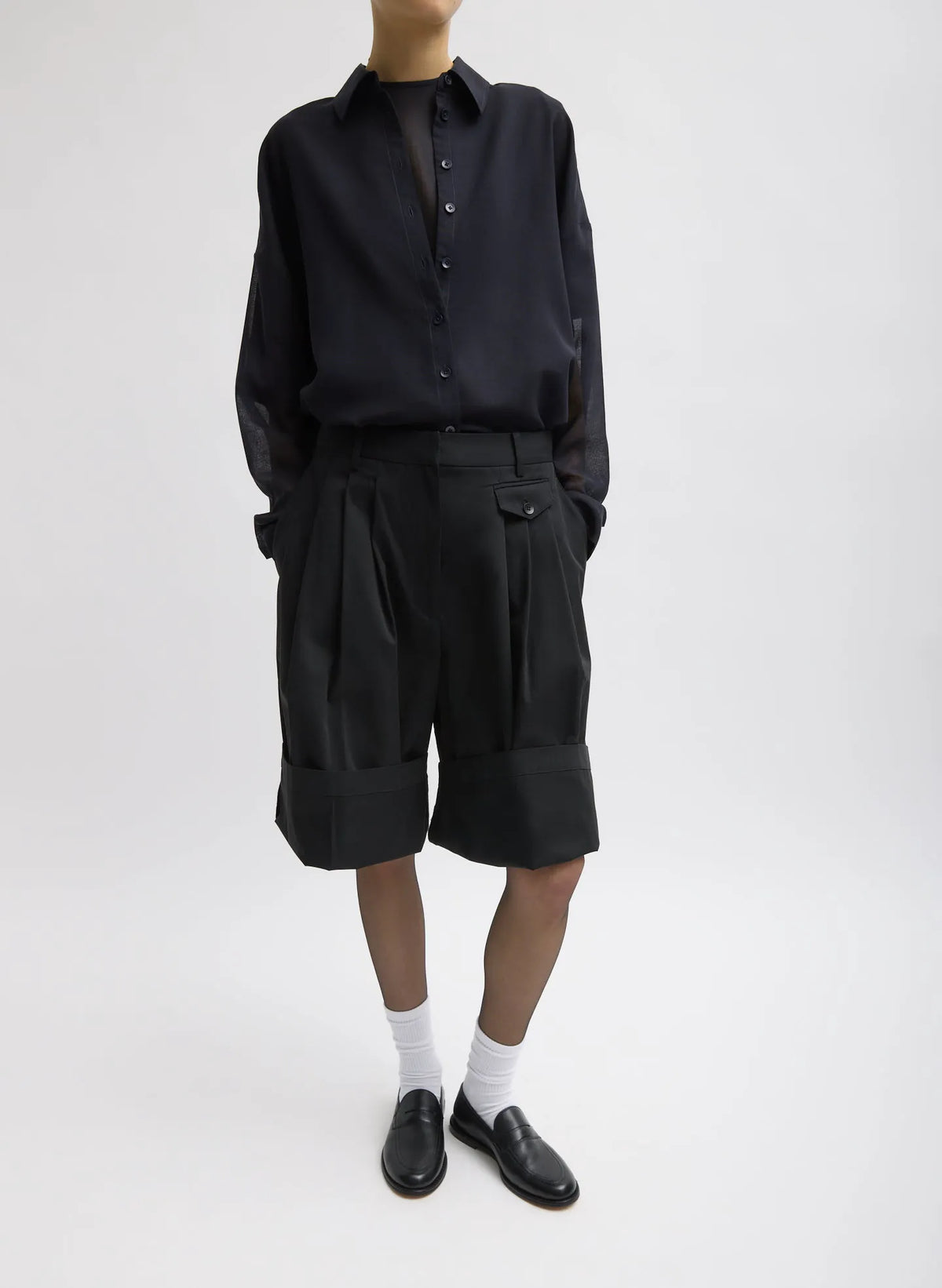 Bio Twill Triple Pleat Short