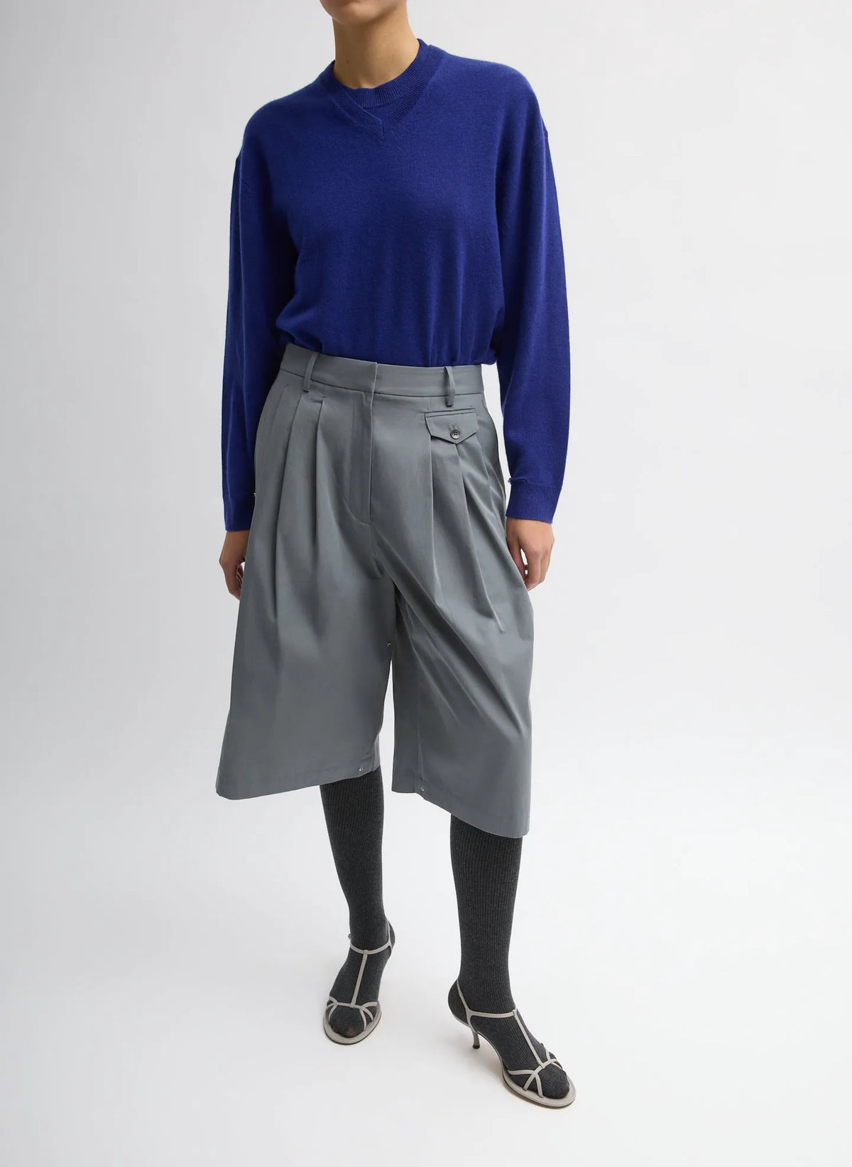 Bio Twill Triple Pleat Short