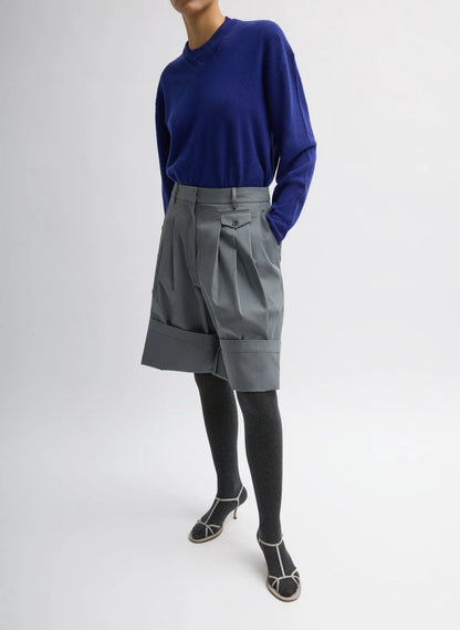 Bio Twill Triple Pleat Short