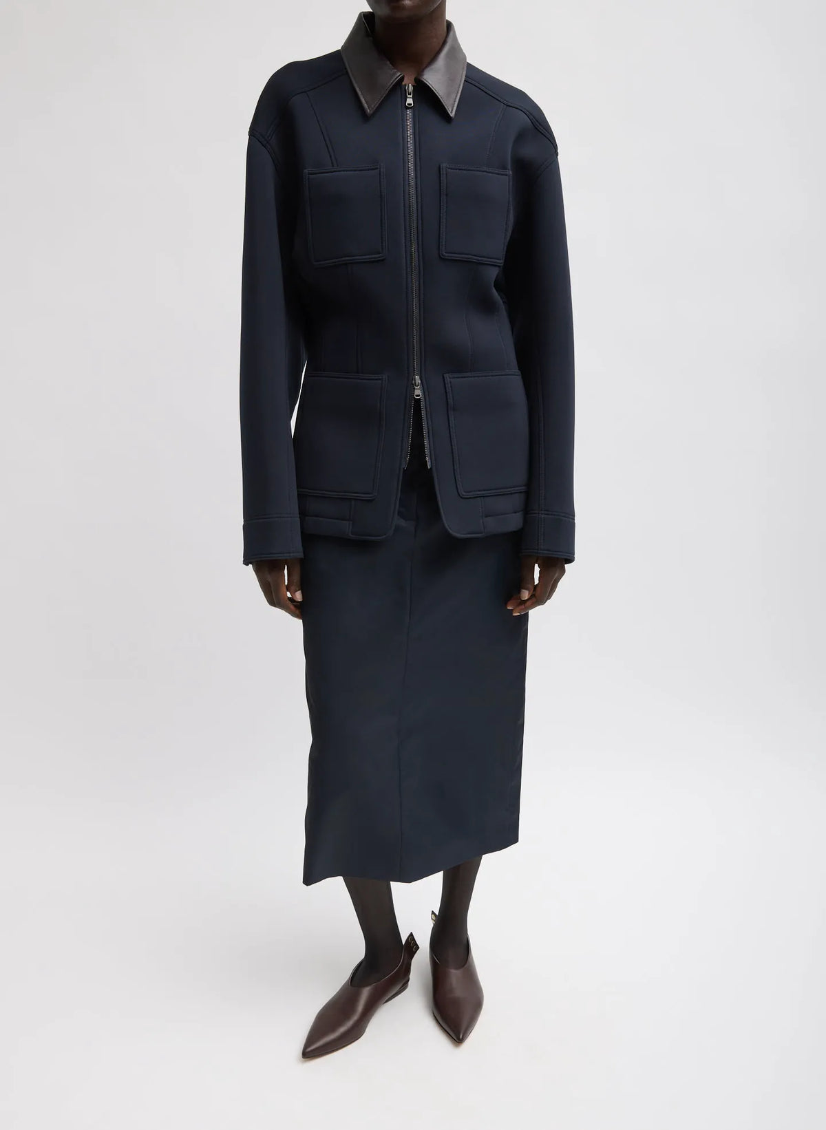 Bonded Twill Sculpted Workmen Jacket