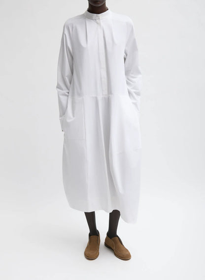 Compact Eco Poplin Balloon Dress