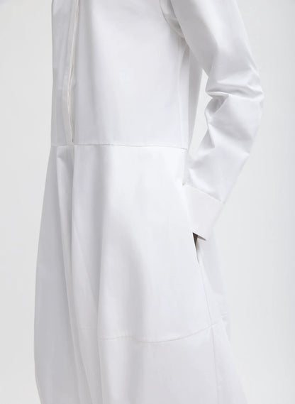 Compact Eco Poplin Balloon Dress