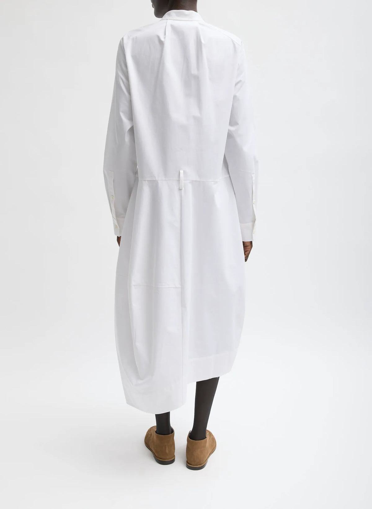 Compact Eco Poplin Balloon Dress