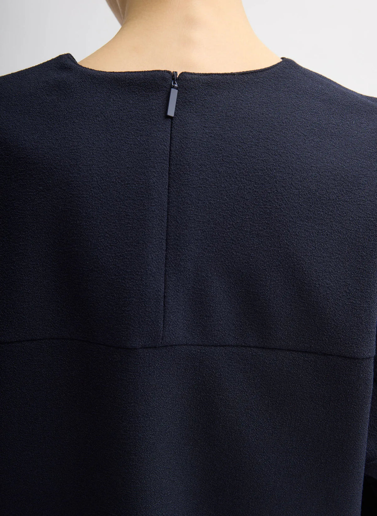 Mica Crepe V-Neck Top