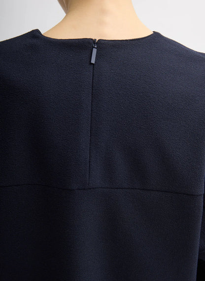 Mica Crepe V-Neck Top