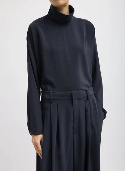Relaxed Suiting Triple Pleat Pant