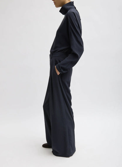 Relaxed Suiting Triple Pleat Pant