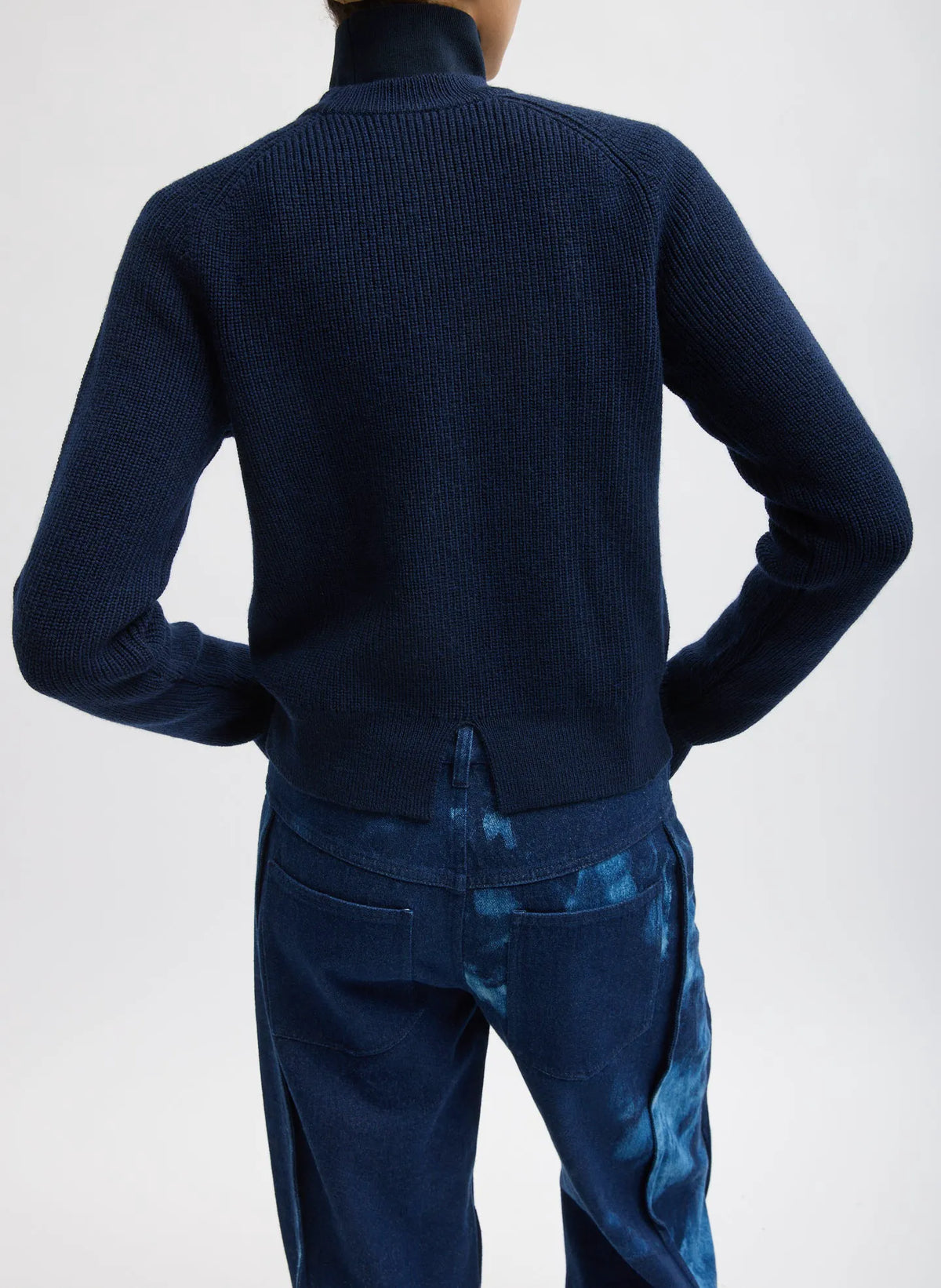 Tie Dye Denim Tuck Jean