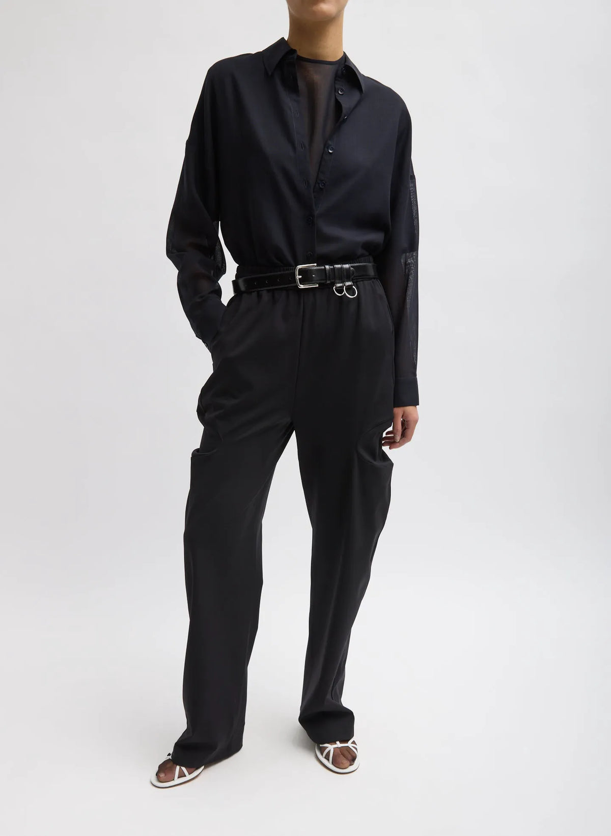 Compact Ultra Stretch Knit Sculpted Meir Pant
