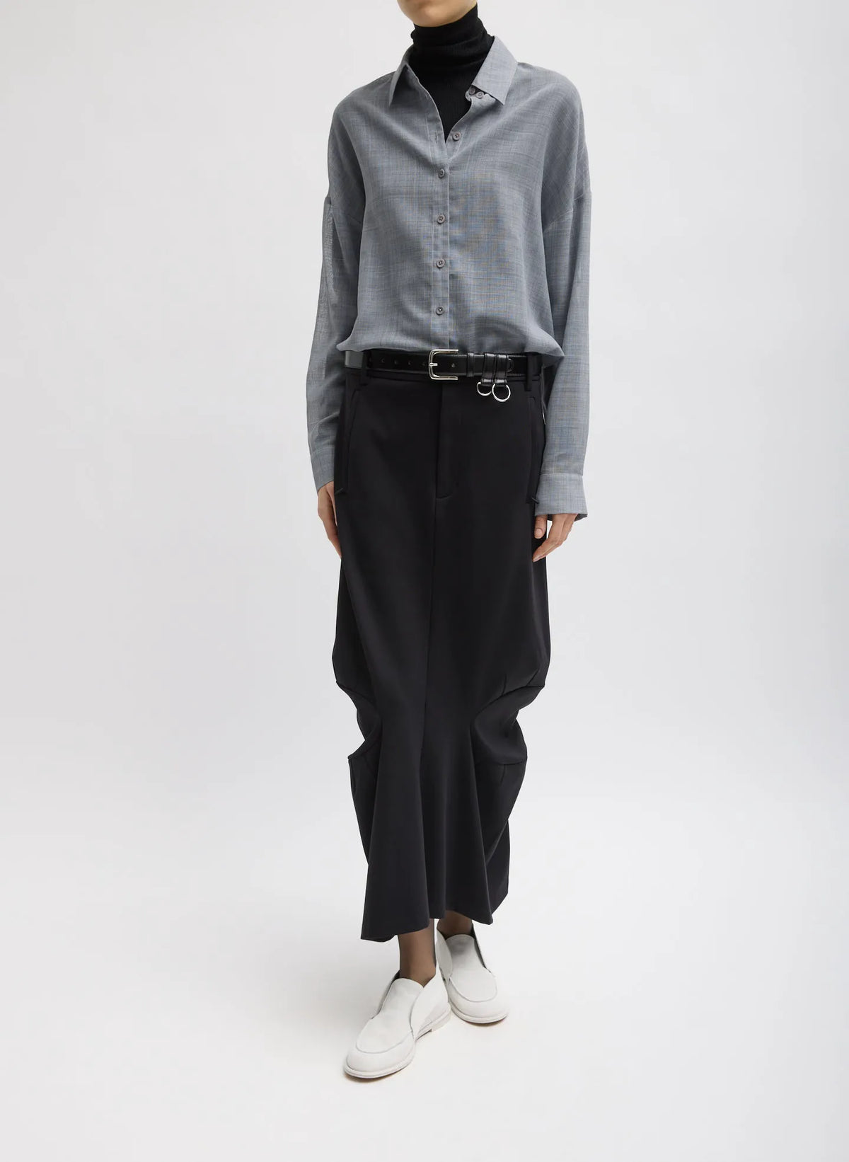 Compact Ultra Stretch Knit Sculpted Meir Trouser Skirt