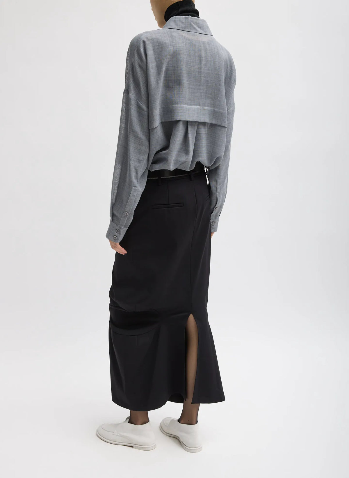 Compact Ultra Stretch Knit Sculpted Meir Trouser Skirt
