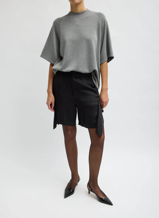 Eco Acetate Viscose Side Drape Short