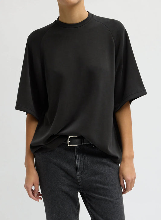 Feather Weight Viscose Neoprene Baseball T-Shirt