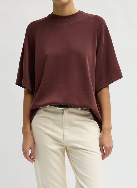 Feather Weight Viscose Neoprene Baseball T-Shirt