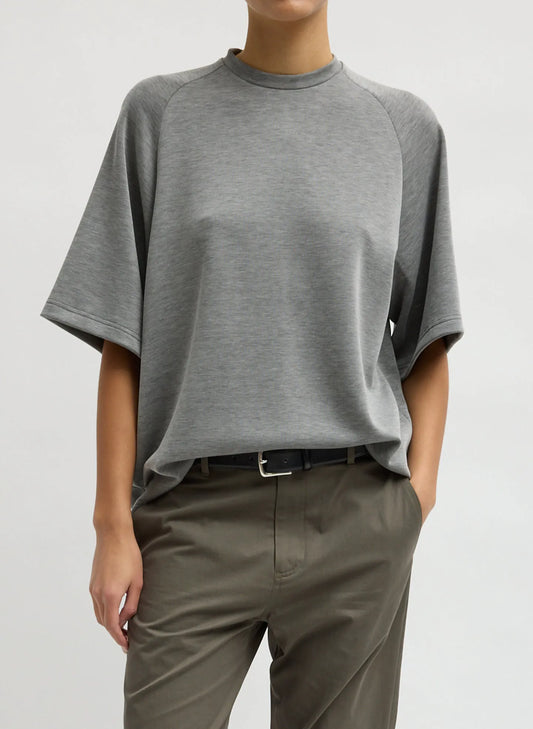 Feather Weight Viscose Neoprene Baseball T-Shirt
