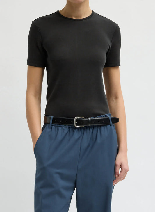 Feather Weight Viscose Neoprene Slim T-Shirt