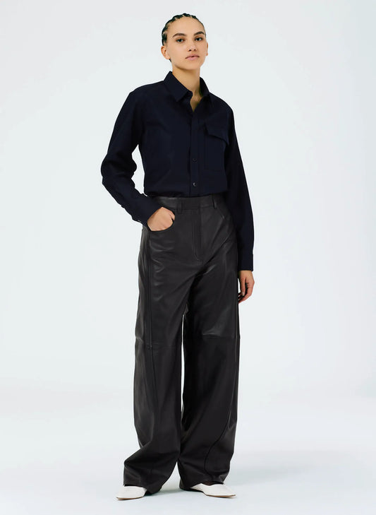 Leather Sid Pant - Petite