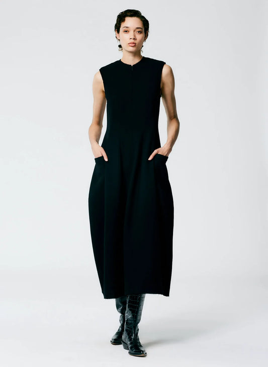 Melee Crepe Dress
