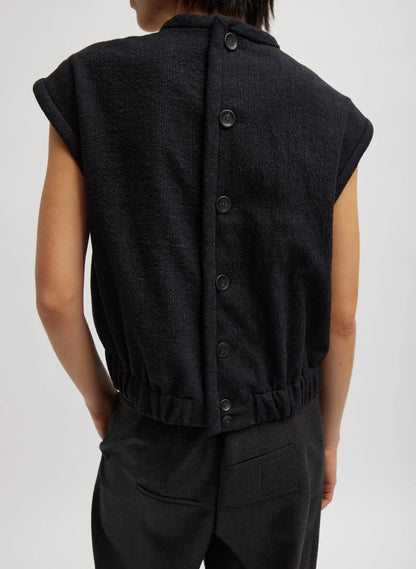 Kian Glenplaid Blousant Vest