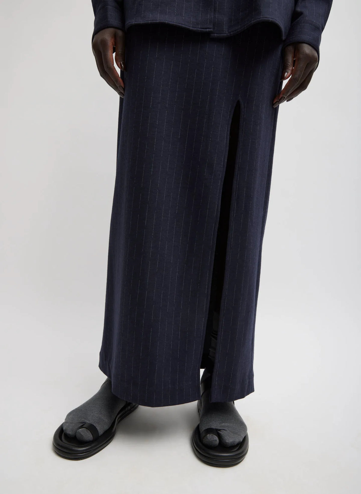 Newton Stripe Maxi Pencil Skirt