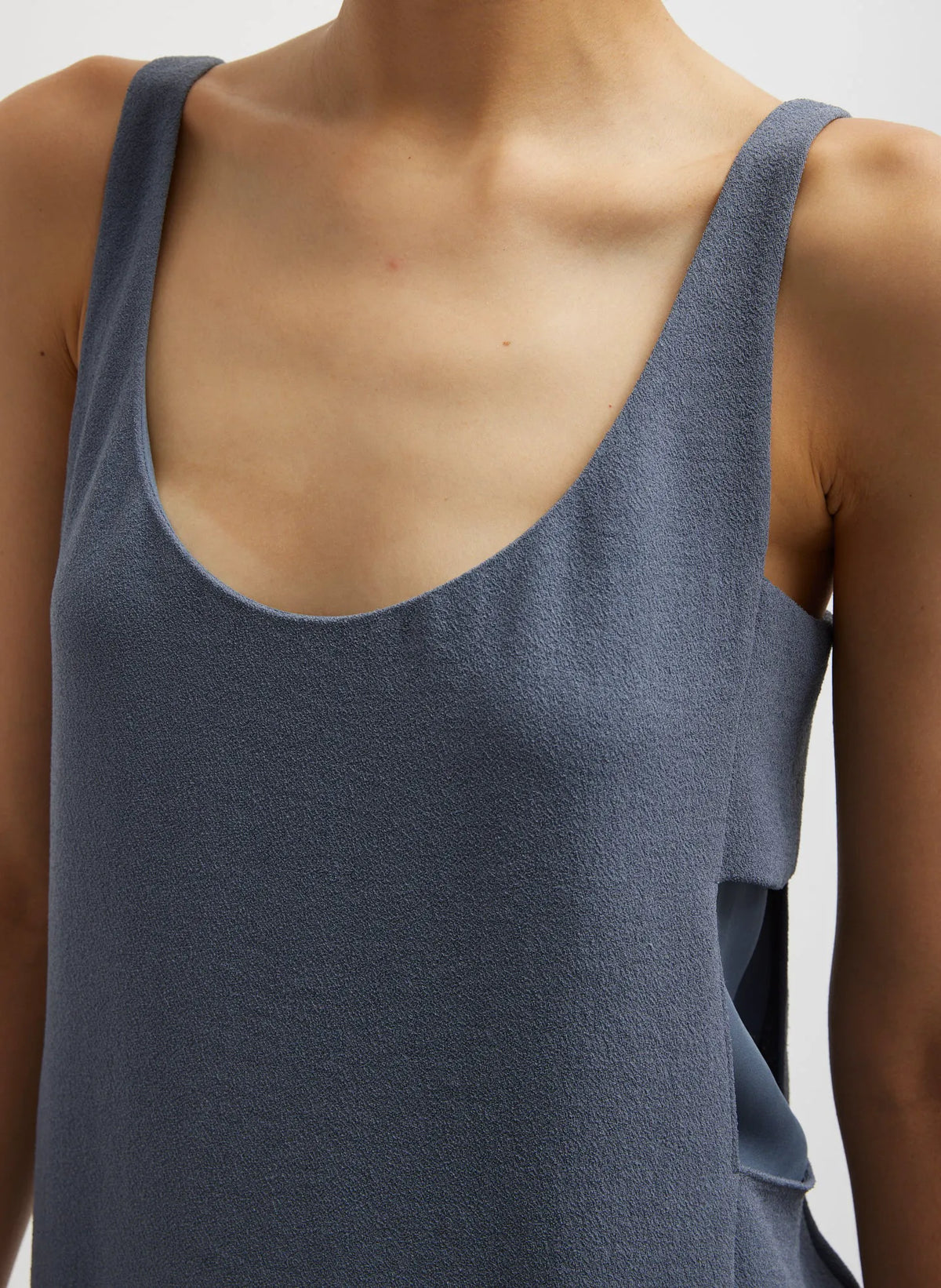 Pebble Sable Paneled Tank Dress
