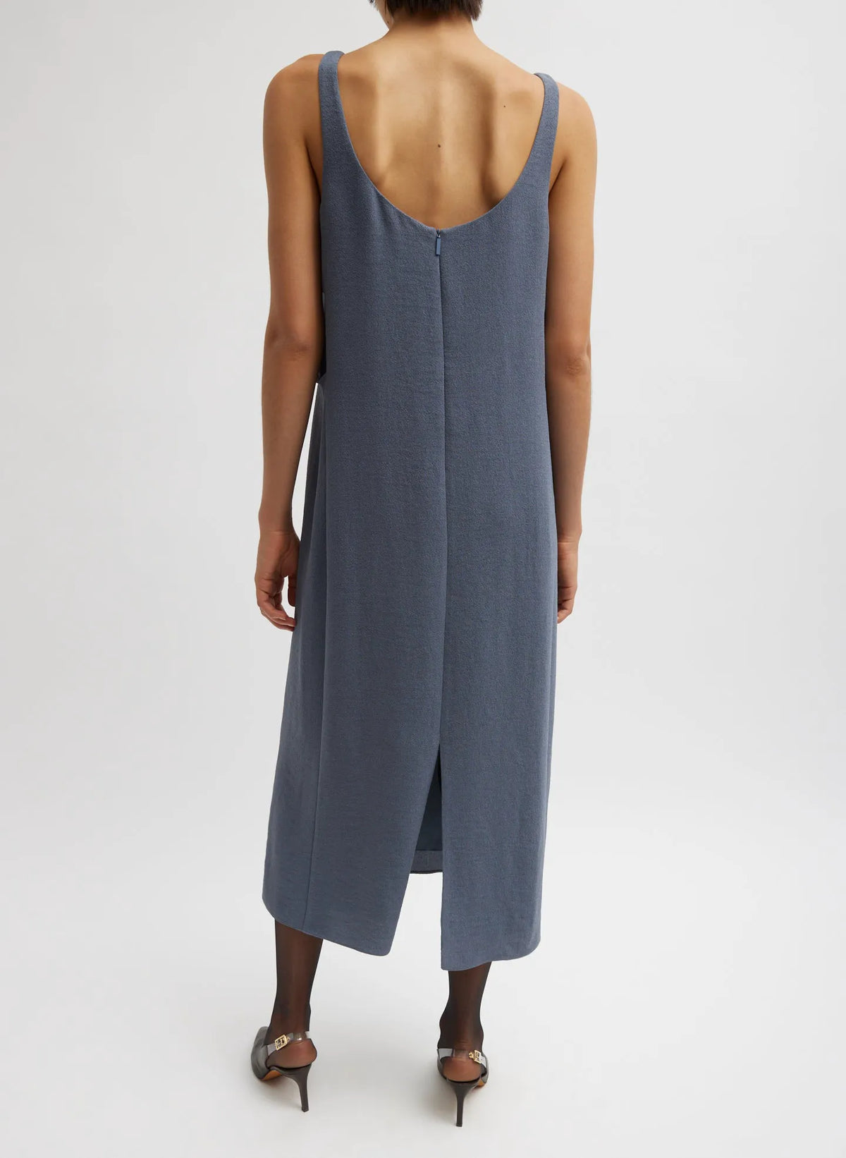 Pebble Sable Paneled Tank Dress