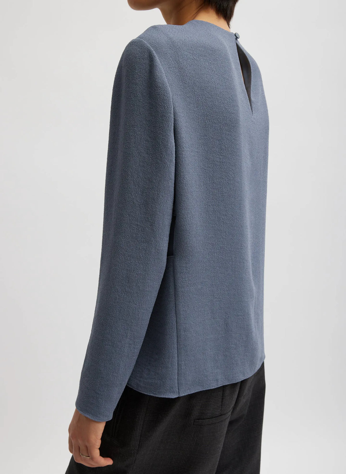 Pebble Sable Paneled Long Sleeve Top